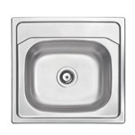 Assistência Técnica e Garantia do produto Cuba de Sobrepor Tramontina em Aco Inox Pre Polido 53x50cm com Valvula