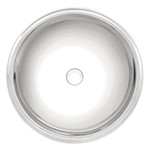 Assistência Técnica e Garantia do produto Cuba Lavabo Aço Inox Redonda 34 Alto Brilho Fp