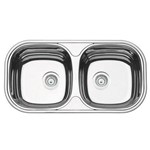 Assistência Técnica e Garantia do produto Cuba Retangular em Aco Inox Alto Brilho 78x40cm com Valvula com Escape 2c 34 Bs