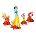 Assistência Técnica e Garantia do produto Decoração de Mesa Branca de Neve New 8 Unidades Regina Festas