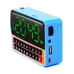 Assistência Técnica e Garantia do produto Despertador Mp3 Azul Usb Fm Relogio Radio