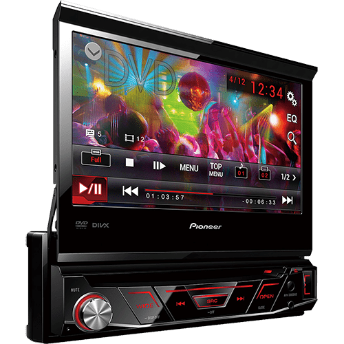 Assistência Técnica e Garantia do produto DVD Player Automotivo Pioneer AVH-3880DVD com Tela 7'' USB Retrátil Touch Screen