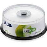 Assistência Técnica e Garantia do produto DVD+RW Elgin 4.7GB/120min 4X (Cake C/ 25)