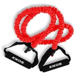 Assistência Técnica e Garantia do produto Elástico Pro Toning Tube Revestido Borracha Kikos Fitness SK Vermelho