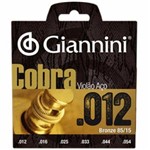 Assistência Técnica e Garantia do produto Encordoamento Giannini Cobra P/ Violão 012 Bronze 85/15
