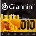 Assistência Técnica e Garantia do produto Encordoamento Giannini Série Acustico P/ Violão Aço 010