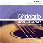 Assistência Técnica e Garantia do produto Encordoamento Violão Aço 011 Phosphor Bronze EJ26 - D'Addario