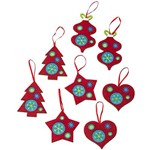 Assistência Técnica e Garantia do produto Enfeite de Árvore em Feltro POP 8 Unidades - Christmas Traditions