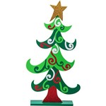 Assistência Técnica e Garantia do produto Enfeite de Mesa em Madeira Árvore de Natal Christmas Traditions