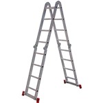 Assistência Técnica e Garantia do produto Escada Articulada Botafogo Lar&Lazer 4 X 4 em Alumínio 16 Degraus