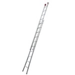 Assistência Técnica e Garantia do produto Escada de Alumínio Extensível 2 X 10 Degraus 2,97 X 5,00 M - Modelo 3 em 1 - Botafogo
