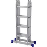 Assistência Técnica e Garantia do produto Escada Multifuncional em Alumínio 4 Degraus com Plataforma - Mor