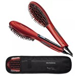 Assistência Técnica e Garantia do produto Escova Alisadora Mondial Magic Brush Ea-01 Vermelha - Bivolt