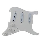 Assistência Técnica e Garantia do produto Escudo Completo Branco Guitarra Strato SSS 3 Caps 3 Camadas