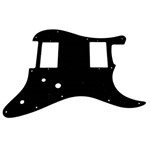 Assistência Técnica e Garantia do produto Escudo Guitarra Stratocaster H-H Preto – 11 Furo