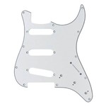 Assistência Técnica e Garantia do produto Escudo Guitarra Stratocaster SSS Branco