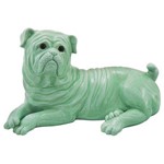 Assistência Técnica e Garantia do produto Escultura de Cachorro em Porcelana Verde