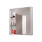 Assistência Técnica e Garantia do produto Espelheira para Banheiro 1 Porta Miami Móveis Bechara Branco