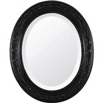 Assistência Técnica e Garantia do produto Espelho Oval Bisotê 26373 (41x50cm) Preto Absoluto - Ornamental Design