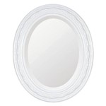 Assistência Técnica e Garantia do produto Espelho Oval Ornamental Classic Santa Luzia 50cmx41cm Branco