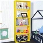Assistência Técnica e Garantia do produto Estante para Livros 4 Prateleiras Ronda Baby Bramov Móveis Amarelo