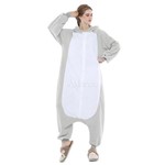 Assistência Técnica e Garantia do produto Fantasia Pijama Kigurumi de Elefante Cinza