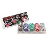 Assistência Técnica e Garantia do produto Fichas de Pôquer - 100 Unidades em Caixa Transparente - Incasa