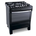 Assistência Técnica e Garantia do produto Fogão Á Gás Maggiore Vetro Gourmet - Grill Elétrico - Timer Touch - Preto Fosco - 5 Bocas - Mueller