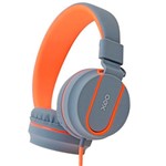 Assistência Técnica e Garantia do produto Fone Headset com Microfone Cinza e Laranja Neon Hs106 Oex