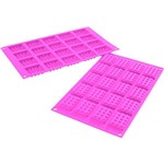 Assistência Técnica e Garantia do produto Forma de Silicone Silikomart Mini Waffel Classic Rosa