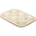 Assistência Técnica e Garantia do produto Forma para 6 Cupcakes com Revestimento Cerâmico - Mimo Style