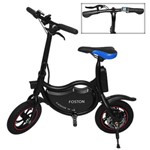 Assistência Técnica e Garantia do produto Foston Scooter Bike P12 Mini Bicicleta Elétrica Preta