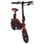 Assistência Técnica e Garantia do produto Foston Scooter Bike P12 Mini Bicicleta Elétrica Vermelha