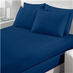 Assistência Técnica e Garantia do produto Fronha Azul Marinho - Malha 300 - Fio Penteado 30/1 - Image - Buettner