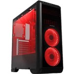 Assistência Técnica e Garantia do produto Gabinete Gamer Mymax Tornado USB 3.0 Black LED Vermelho