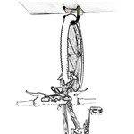 Assistência Técnica e Garantia do produto Gancho de Teto para Bicicleta Prata - Eqmax