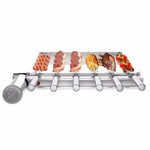 Assistência Técnica e Garantia do produto Gira Grill Kit Churrasqueira Inox 6 Espetos Giratórios P/ Pré Moldadas e Bancadas