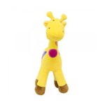 Assistência Técnica e Garantia do produto Girafa Amarela com Pintas Coloridas 45 Cm - Pelúcia