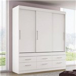 Assistência Técnica e Garantia do produto Guarda Roupa Casal 3 Portas de Correr Click Star Flex Branco/Fucsia