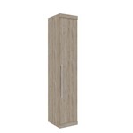 Assistência Técnica e Garantia do produto Guarda Roupa Modulado 1 Porta 4 Prateleiras 45cm Supreme Robel Cedro Madeirado