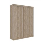 Assistência Técnica e Garantia do produto Guarda Roupa Modulado 2 Portas 6 Gavetas 6 Prateleiras 176cm Supreme Robel Cedro Madeirado