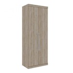 Assistência Técnica e Garantia do produto Guarda Roupa Modulado 2 Portas 3 Gavetas 1 Cabideiro 89cm Supreme Robel Cedro Madeirado