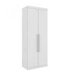 Assistência Técnica e Garantia do produto Guarda Roupa Modulado 2 Portas 3 Gavetas 89cm Supreme Robel Branco Fosco/Branco Madeirado