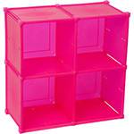 Assistência Técnica e Garantia do produto Guarda Tudo 2x2 11B 60x60cm Pink Polipropileno - Metaltru