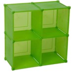 Assistência Técnica e Garantia do produto Guarda Tudo 2x2 7B 60x60cm Verde Polipropileno - Metaltru