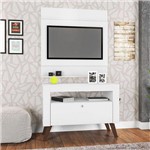 Assistência Técnica e Garantia do produto Home Rack Bancada e Painél Tv Até 47' Canadá Branco - Art In Móveis