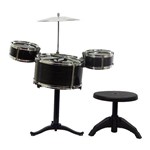 Assistência Técnica e Garantia do produto Instrumento Musical Bateria Infantil Preto - Mc18246preto