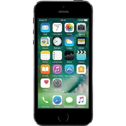 Assistência Técnica e Garantia do produto IPhone 5S 16GB Cinza Espacial Tela Retina 4" Câmera de 8MP - Apple
