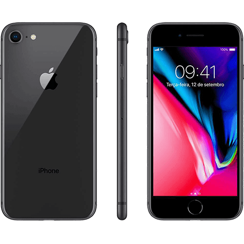 Assistência Técnica e Garantia do produto IPhone 8 64GB Cinza Espacial Tela 4.7" IOS 4G Câmera 12MP - Apple