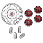 Assistência Técnica e Garantia do produto Jogo Calota Aro 13 Fiat Uno Mille Fire Grid + Emblema Resinado + Tampa Ventil Cromada